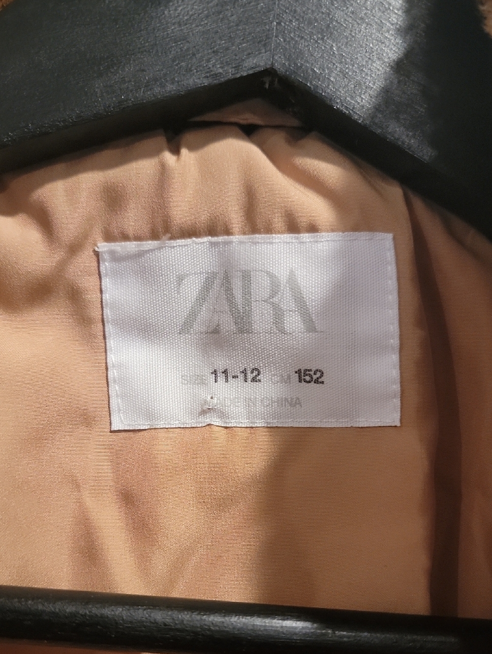 Zara Kids Teddy Bear Jacket Girls Size 11-12 Brown, NWT!! - Picture 2 of 4